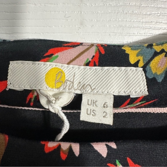 Boden dress, size 2, pullover with side zip, floral, a-line, office, date night - Picture 6 of 11